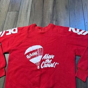 Vintage REMAX Above The Cloud‎ Crewneck Sweatshirt Men's Large Made in USA